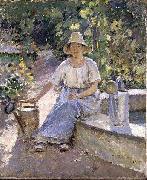 Theodore Robinson The Watering Pots oil on canvas